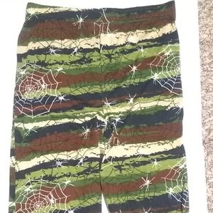 Camo Spiderman pajama pants loose waistband